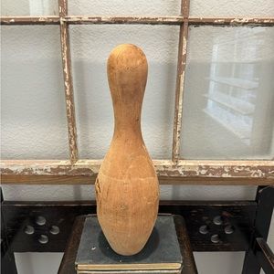 Antique bowling pins